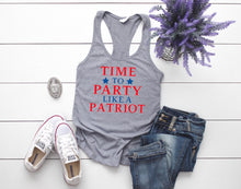 Time to Party like a Patriot Tank top | Southern Sugar Studio