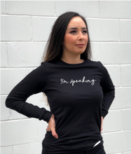 Shop Feminist shirt and Empowerment quote shirts , Kamala Harris quote ,I'm Speaking long sleeve tee