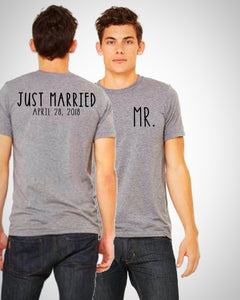 Mr. and Mrs. Just Married T-Shirt | Southern Sugar Studio